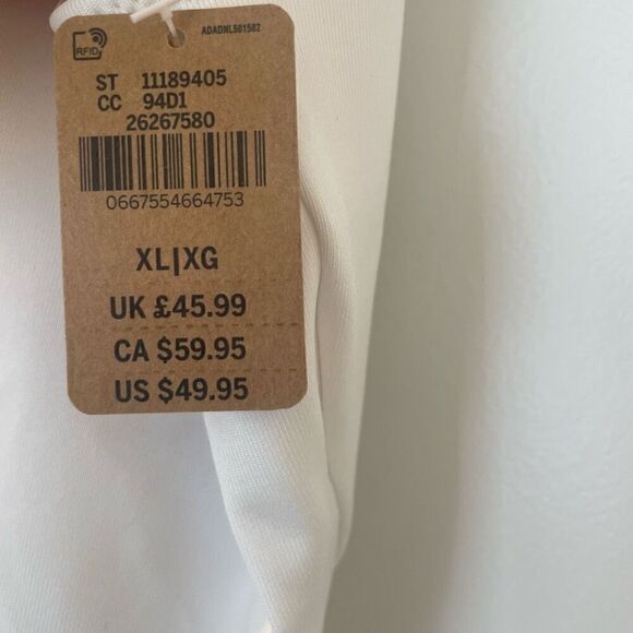 New Victoria's Secret Pink Ruched Front One Piece Swimsuit White XL White - Picture 4 of 8